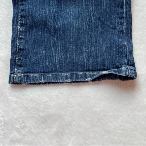 Cambio Jeans dark blue jeans with rhinestone pattern on back pockets size 27 - Picture 13 of 14